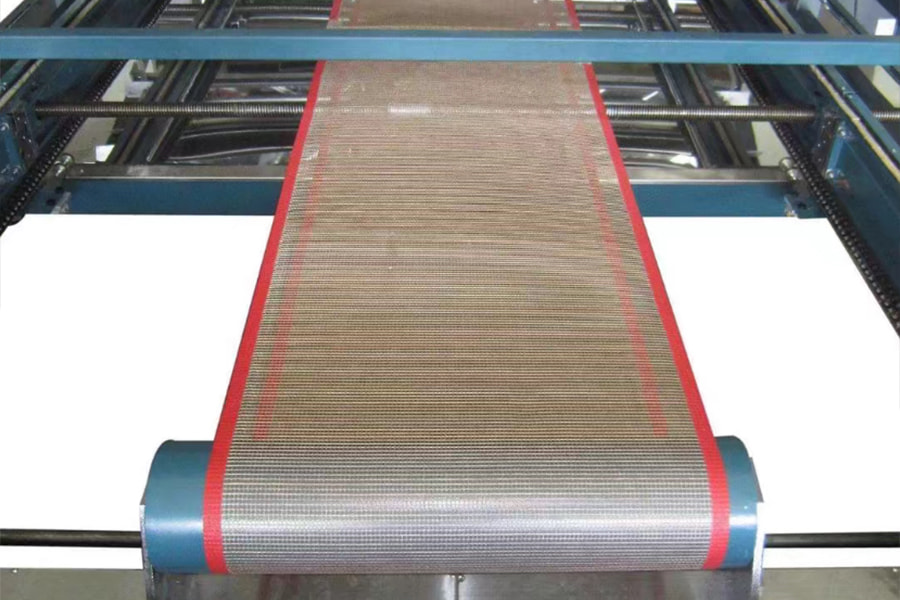 Nastro in rete PTFE resistente alle alte temperature Nastro trasportatore in rete PTFE