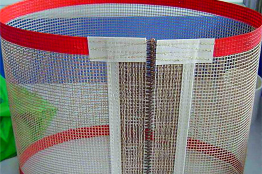 Nastro in rete PTFE resistente alle alte temperature Nastro trasportatore in rete PTFE Nastro in rete PTFE resistente alle alte temperature Nastro trasportatore in rete PTFE