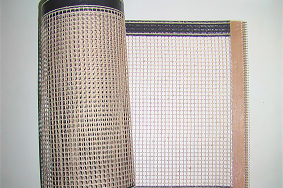 Nastro in rete PTFE resistente alle alte temperature Nastro trasportatore in rete PTFE Nastro in rete PTFE resistente alle alte temperature Nastro trasportatore in rete PTFE