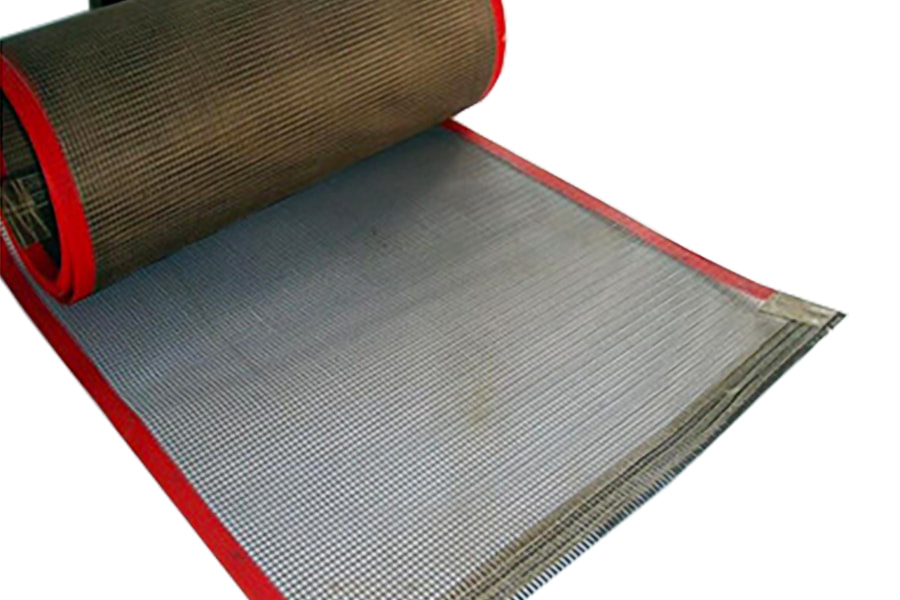 Nastro in rete PTFE resistente alle alte temperature Nastro trasportatore in rete PTFE Nastro in rete PTFE resistente alle alte temperature Nastro trasportatore in rete PTFE