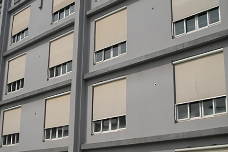 Tessuto per tende ignifugo oscurante in PVC flessibile resistente ai raggi UV - per casa, ufficio, luogo pubblico